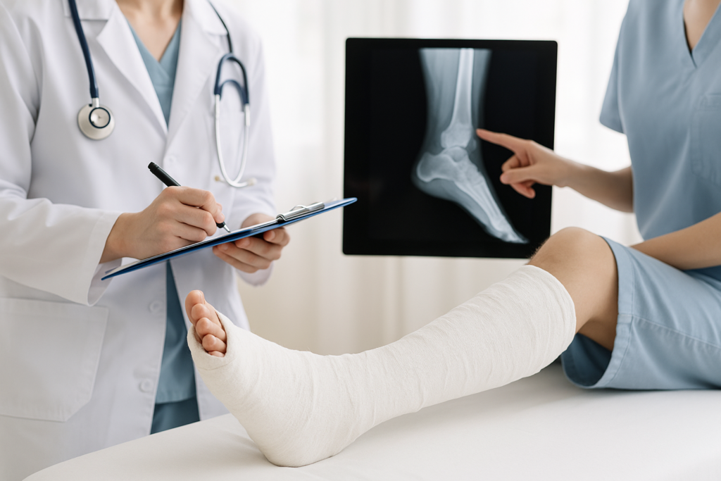 Fratura do tornozelo: gesso ou cirurgia?