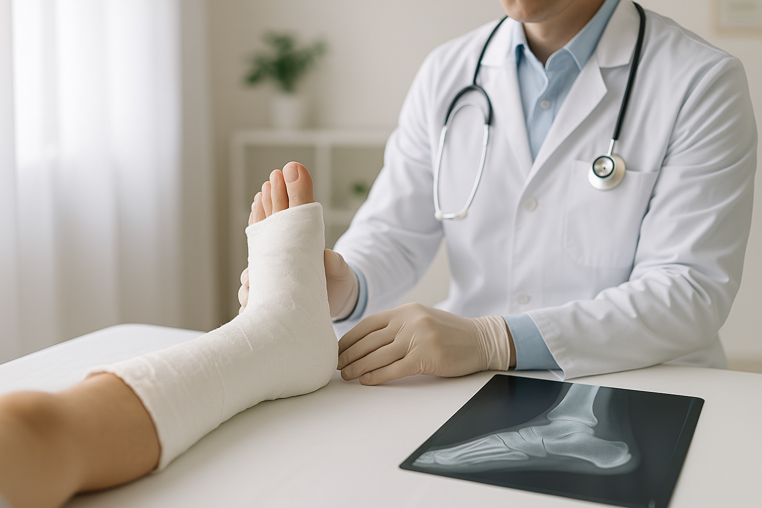 Leia mais sobre o artigo Fratura do calcâneo: como decidir entre gesso e cirurgia